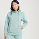 Sudadera con capucha y bolsillo canguro para mujer de MP - Azul hielo