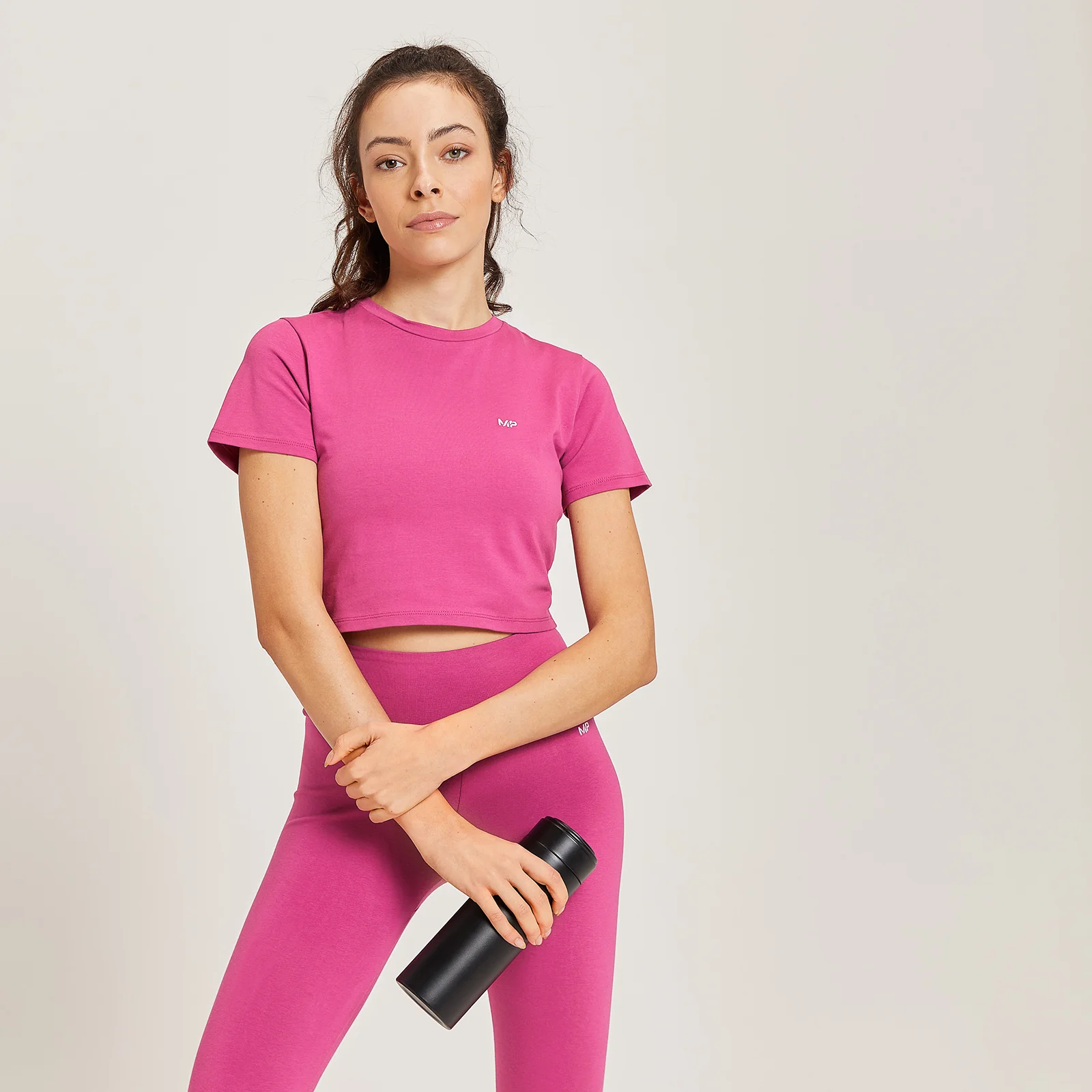 Camiseta corta Body Fit para mujer de MP - Sangría - XXS Imagen 1