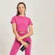 Camiseta corta Body Fit para mujer de MP - Sangría