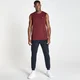 Camiseta de tirantes con sisas caídas y Drirelease Essentials para hombre de MP - Granate