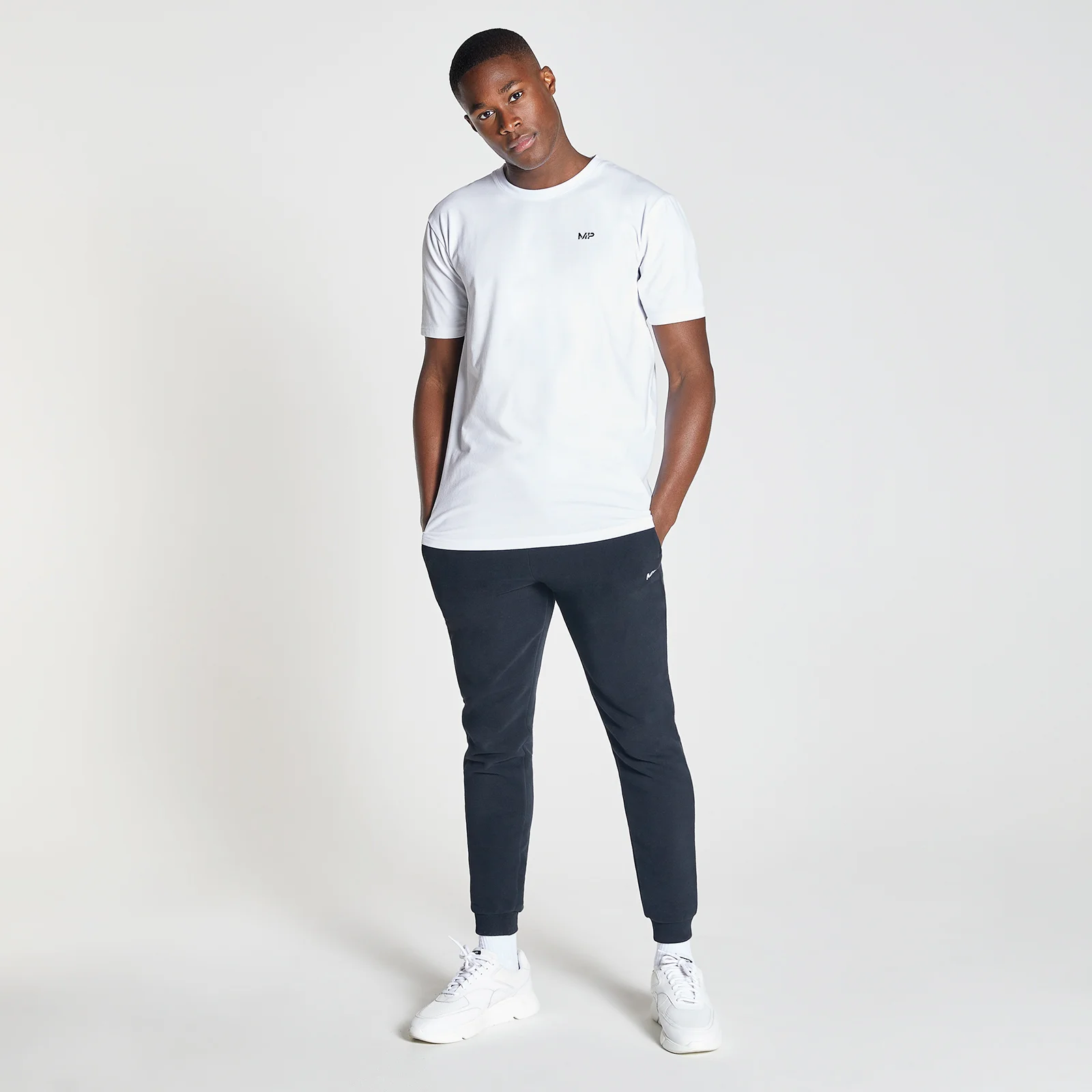 Camiseta de manga corta con Drirelease Essentials para hombre de MP - Blanco - XXS Imagen 1