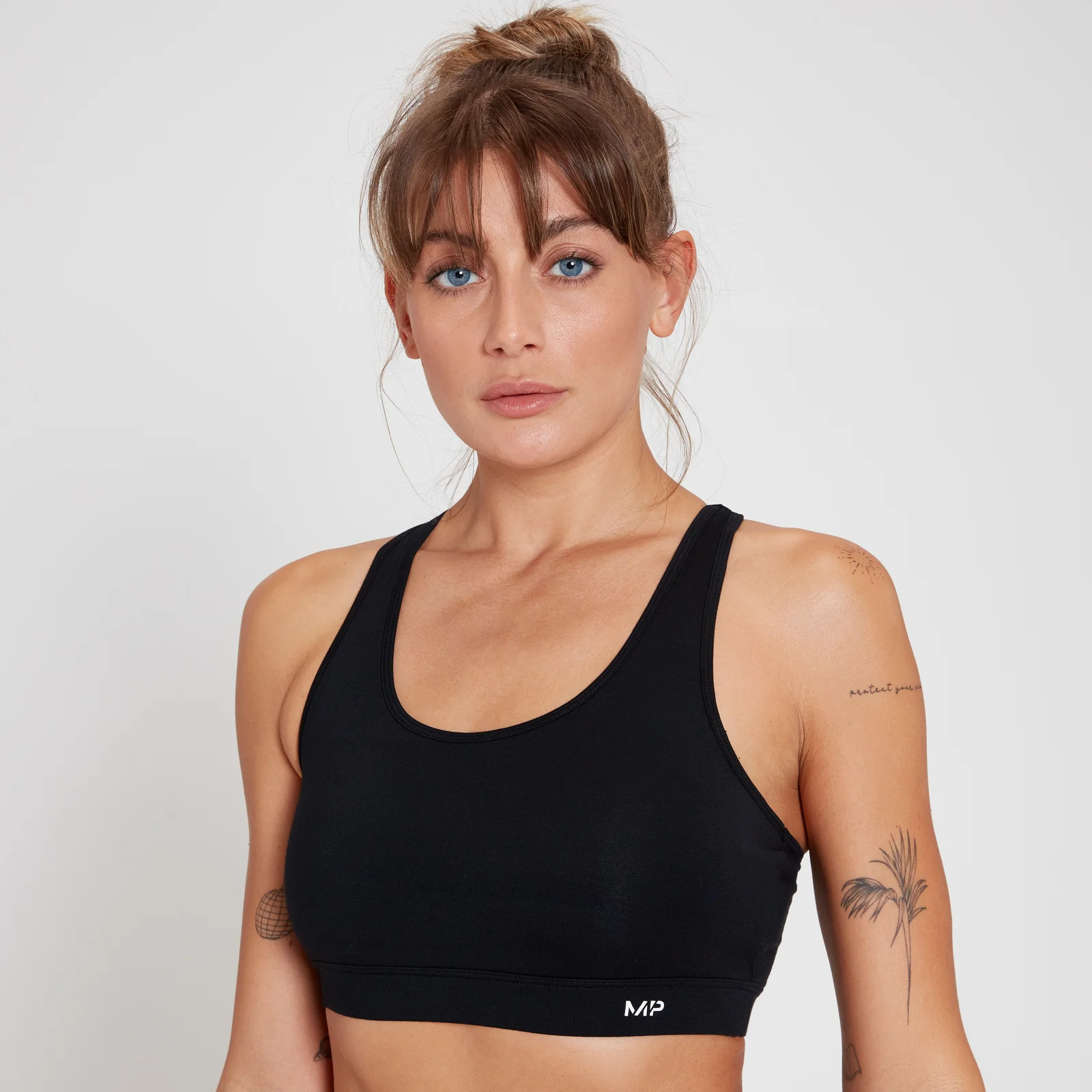 MP Women's Cotton Bralette - Black - XS Imagen 1