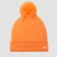 Gorro con pompón de MP - Nectarina/Blanco
