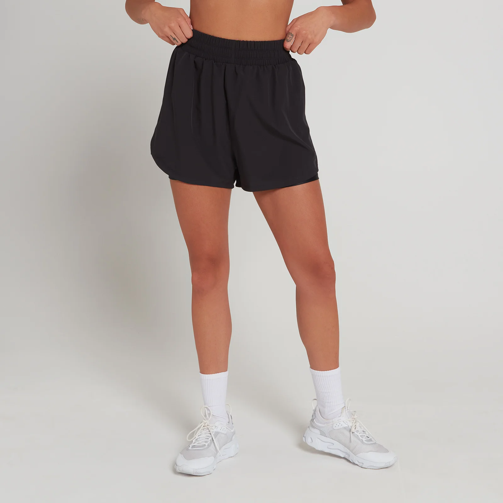 Pantalón corto de doble capa Engage para mujer de MP - Negro - XXS Imagen 1