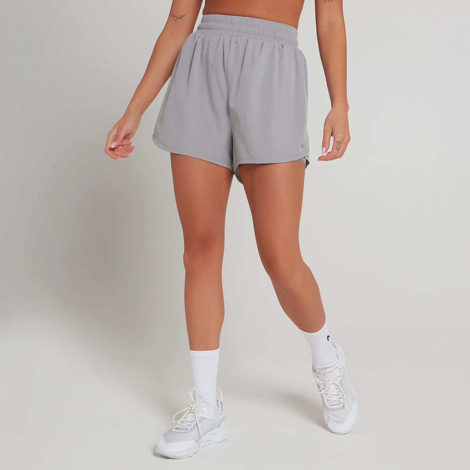 Pantalón corto de doble capa Engage para mujer de MP - Gris tormenta - XXS Imagen 1