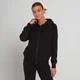 Sudadera de entrenamiento con capucha y cremallera integral Dynamic para mujer de MP - Negro lavado