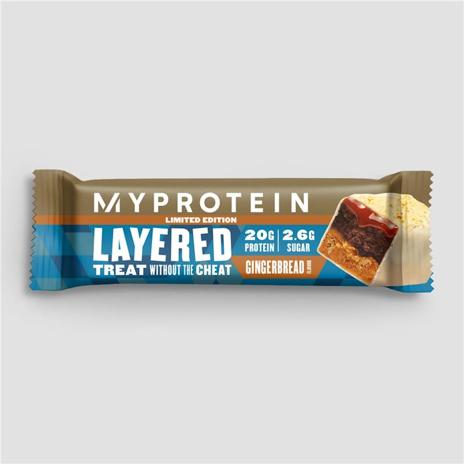 Myprotein Layered Bar (Sample) - 60g - Gingerbread Imagen 1