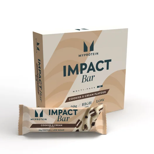 Barrita Impact Protein - 6 x 64g - Crema de Cookies