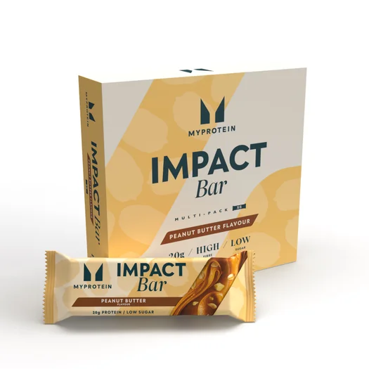 Barrita Impact Protein - 6 x 64g - Crema de Cacahuete
