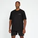 Camiseta extragrande Adapt de efecto lavado para hombre de MP - Negro