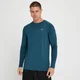 Camiseta de manga larga Velocity para hombre de MP - Verde azulado alado