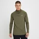 Camiseta con cremallera de 1/4 Velocity para hombre de MP - Verde militar