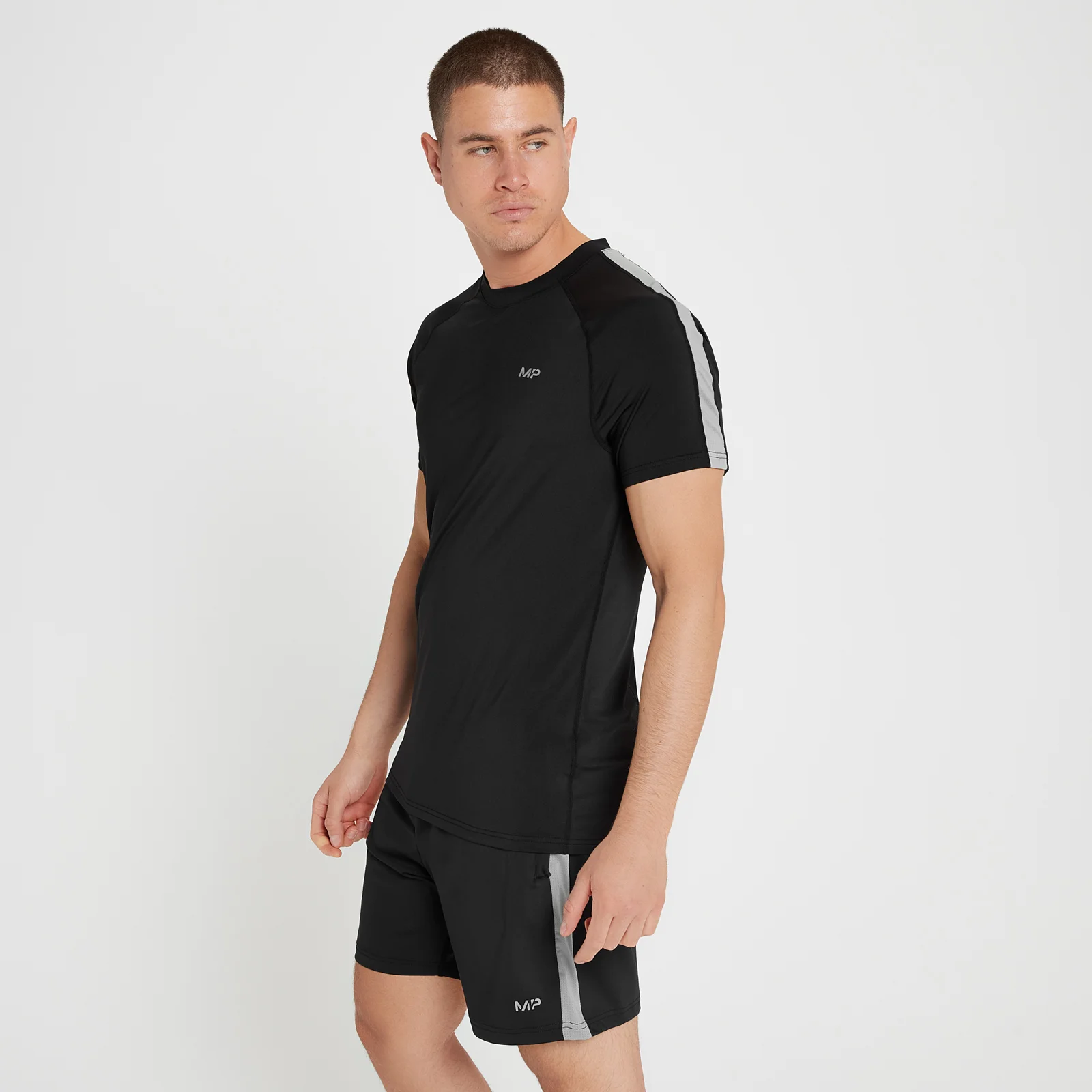Camiseta de manga corta Tempo para hombre de MP - Negro - XXS Imagen 1