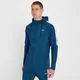 Sudadera con capucha y cremallera Tempo para hombre de MP - Azul intenso