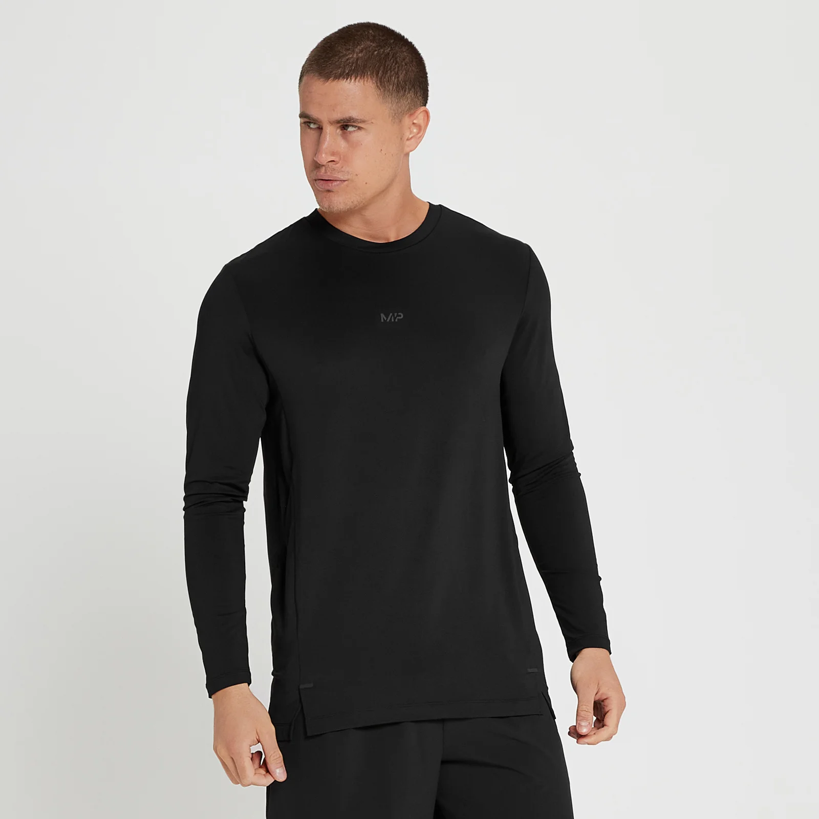 Camiseta de manga larga Velocity Ultra para hombre de MP - Negro - XXS Imagen 1