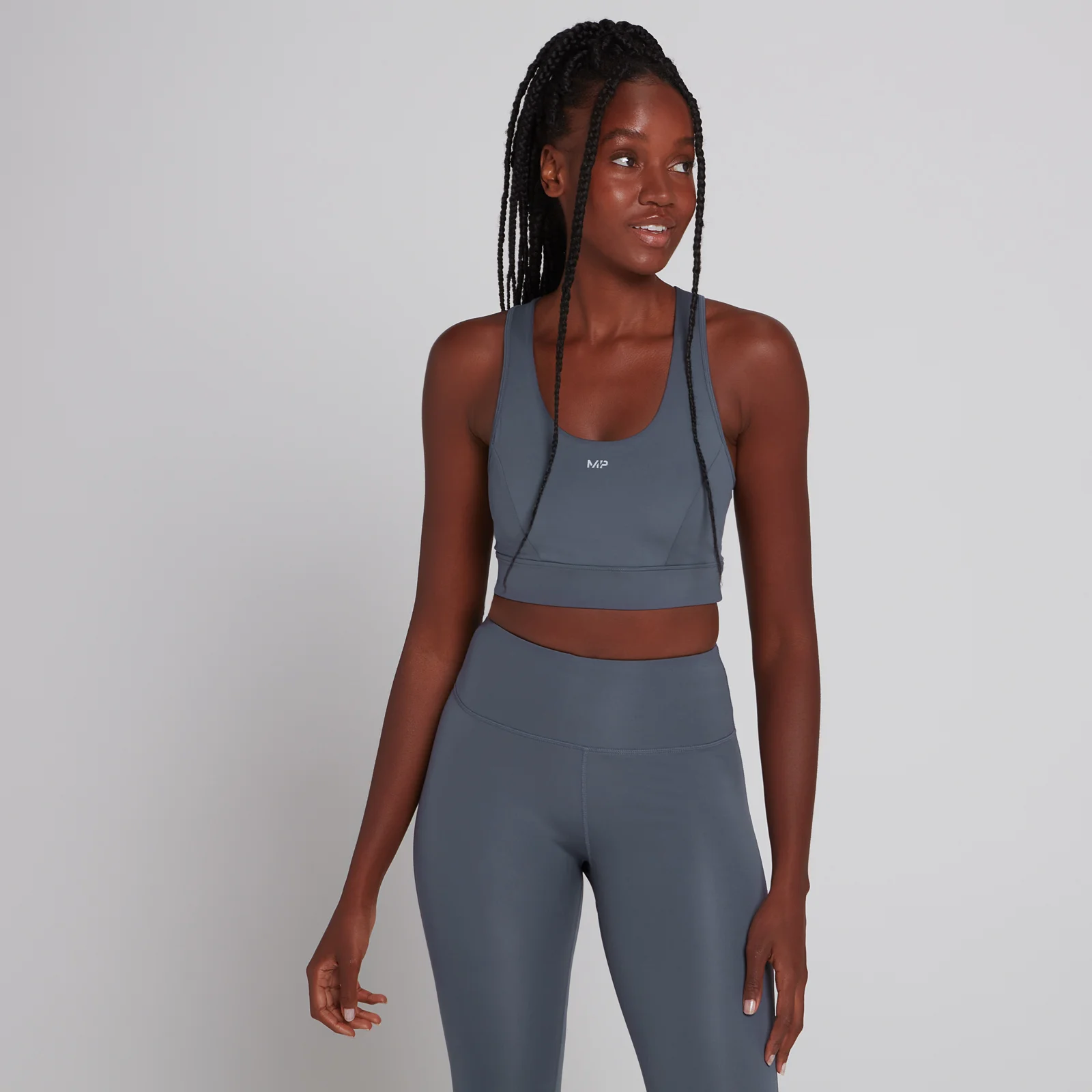 Sujetador deportivo Velocity para mujer de MP - Azul sombra - XXS Imagen 1