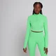 Camiseta corta con cremallera de 1/4 Power Ultra para mujer de MP - Brote primaveral
