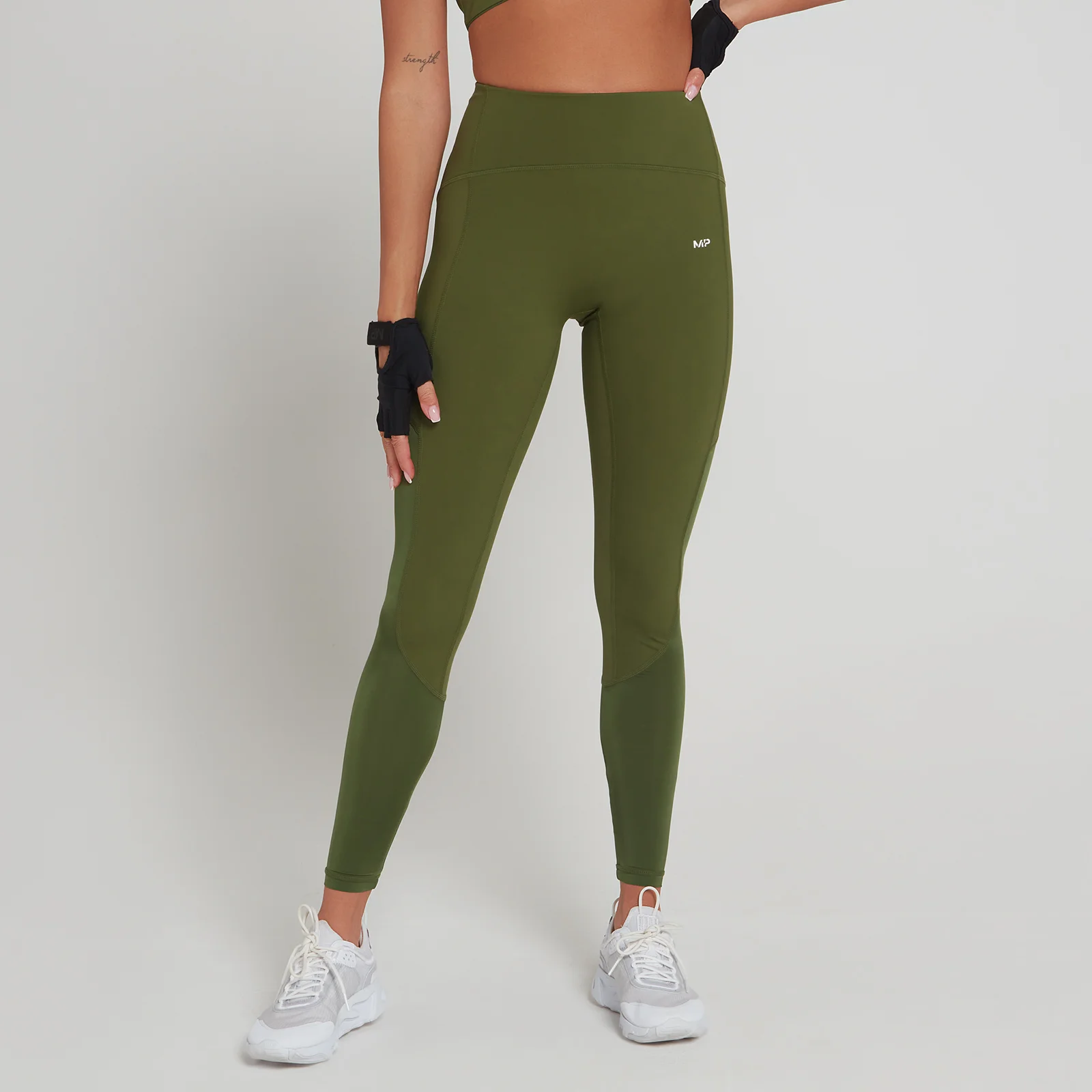Mallas Adapt para mujer de MP - Verde hoja - XXS Imagen 1