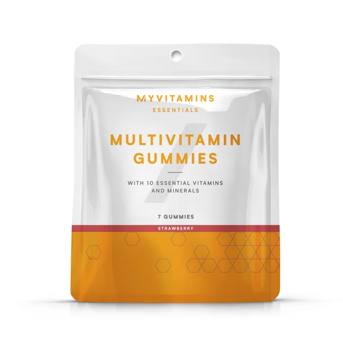Bolsa de gominolas multivitamínicas (paquete de 7) – Sabor a fresa