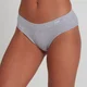 Braguita de bikini de algodón para mujer de MP - Gris jaspeado