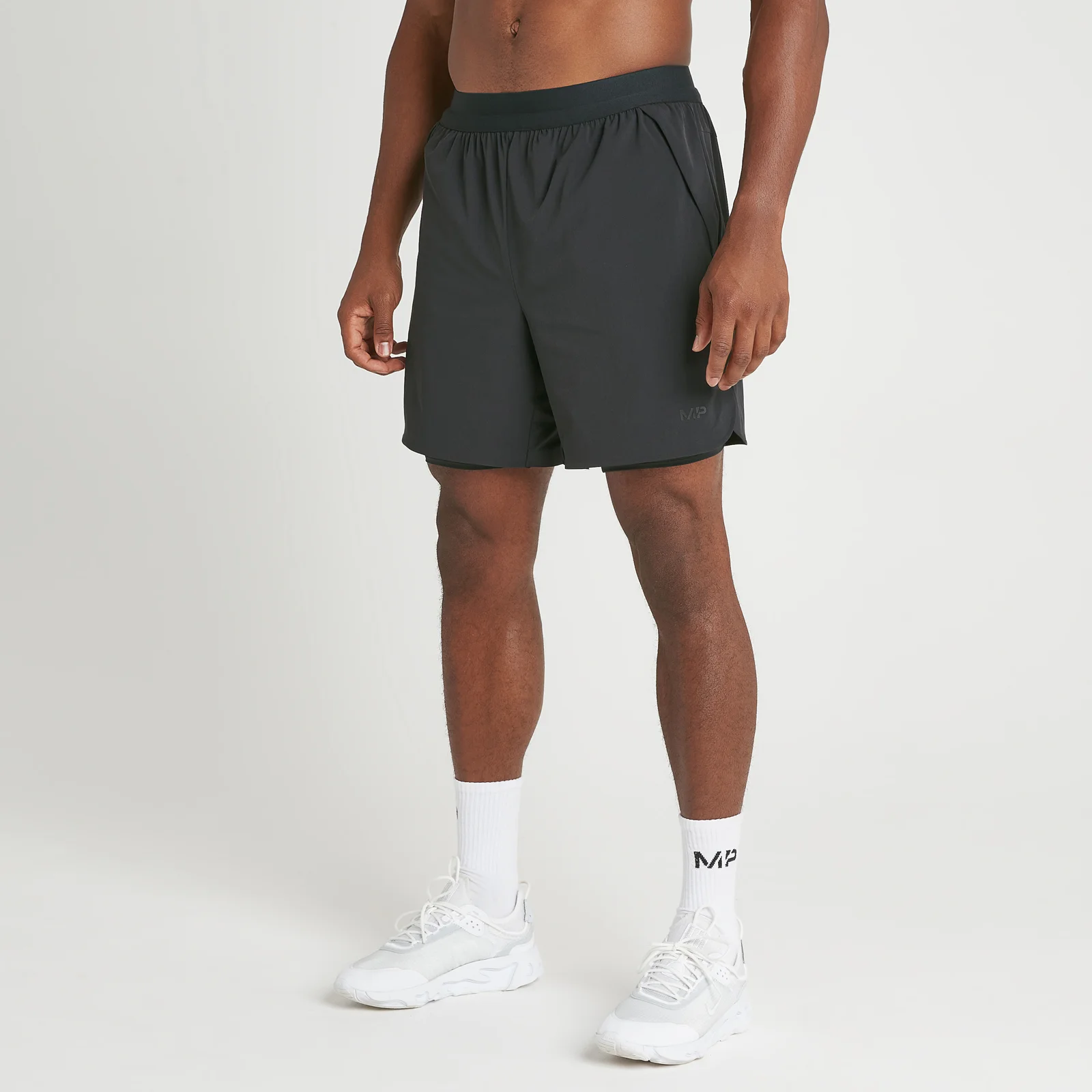 Pantalón corto 2 en 1 Tempo Ultra para hombre de MP - Negro - XXS Imagen 1