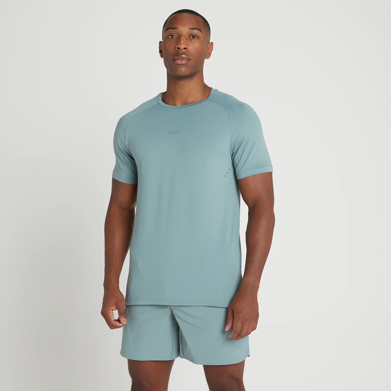 Camiseta de manga corta Tempo Ultra para hombre de MP - Verde tormenta - XXS Imagen 1