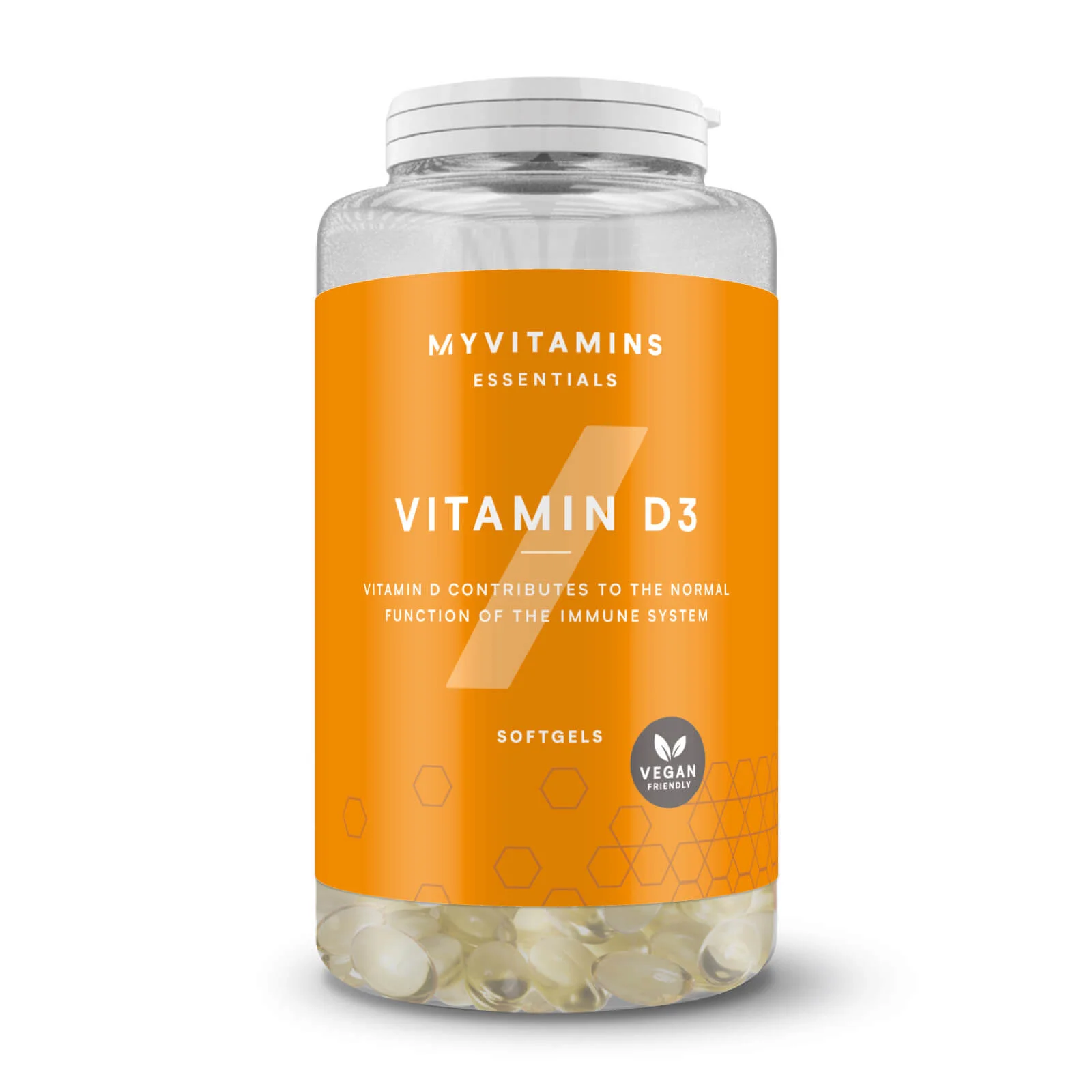 Vitamina D3 en Cápsulas - 30Cápsulas de gel - Aptas para veganos Imagen 1