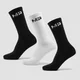 Calcetines clásicos Essentials para mujer de MP (pack de 3) - Negro/Blanco