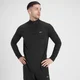 Camiseta con cremallera de 1/4 Velocity para hombre de MP - Negro