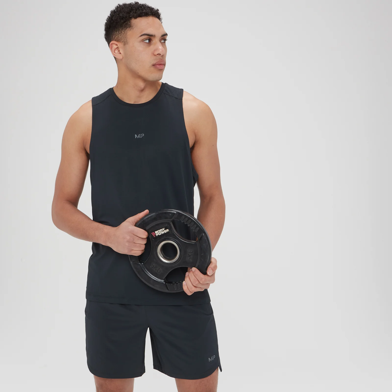 Camiseta sin mangas Tempo Ultra para hombre de MP - Negro - XXS Imagen 1