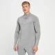 Camiseta con cremallera de 1/4 Tempo para hombre de MP - Gris tormenta