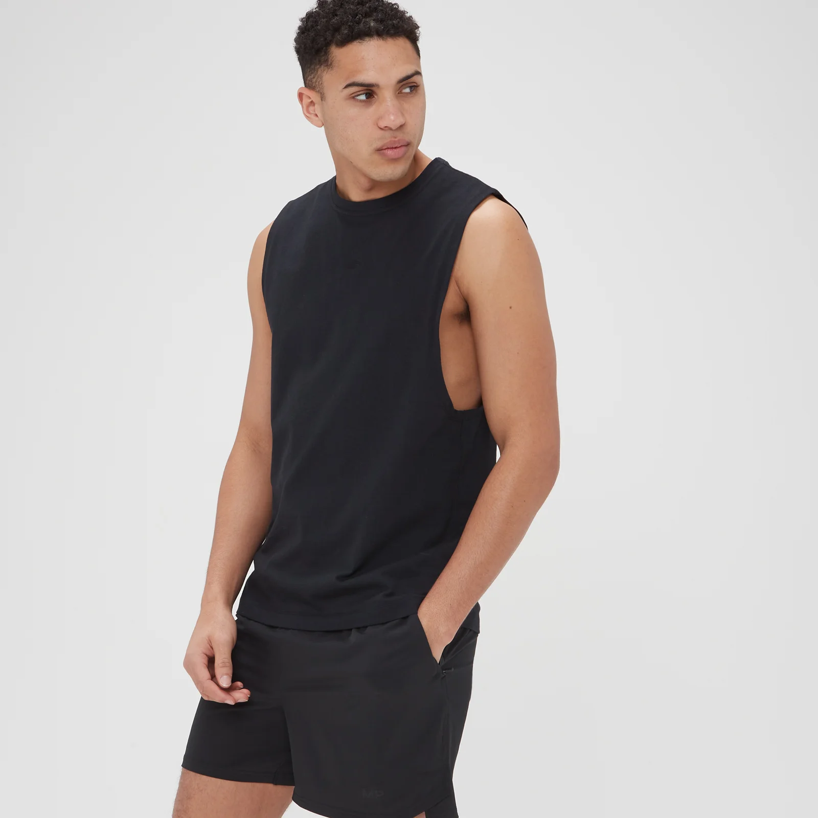 Camiseta sin mangas Adapt para hombre de MP - Negro - XXS Imagen 1