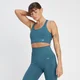 Sujetador deportivo sin costuras Tempo Ultra para mujer de MP - Azul ahumado