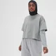 Camiseta corta Adapt para mujer de MP - Gris tormenta