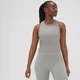 Camiseta sin mangas acanalada Adapt para mujer de MP - Gris tormenta