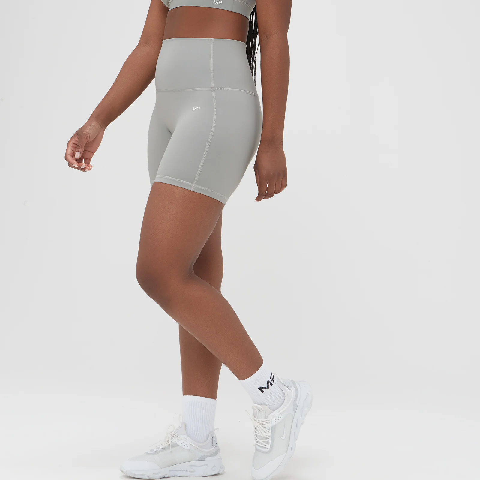 Pantalón corto sin costuras Adapt para mujer de MP - Gris tormenta - XXS Imagen 1