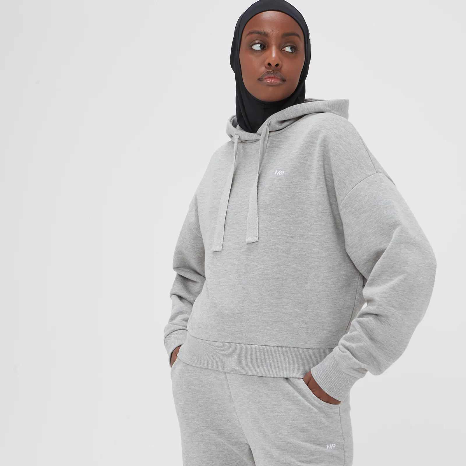 Sudadera con capucha Composure para mujer de MP - Gris jaspeado - XXS Imagen 1