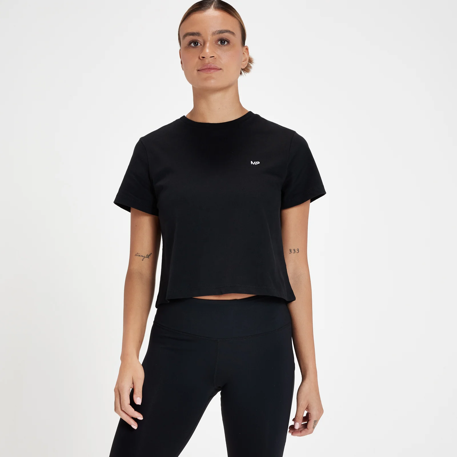 Camiseta corta Rest Day para mujer de MP - Negro - XXS Imagen 1