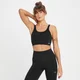 Sujetador deportivo tonal sin costuras Tempo para mujer de MP - Negro