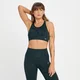 Sujetador deportivo sin costuras Tempo Wave para mujer de MP - Negro