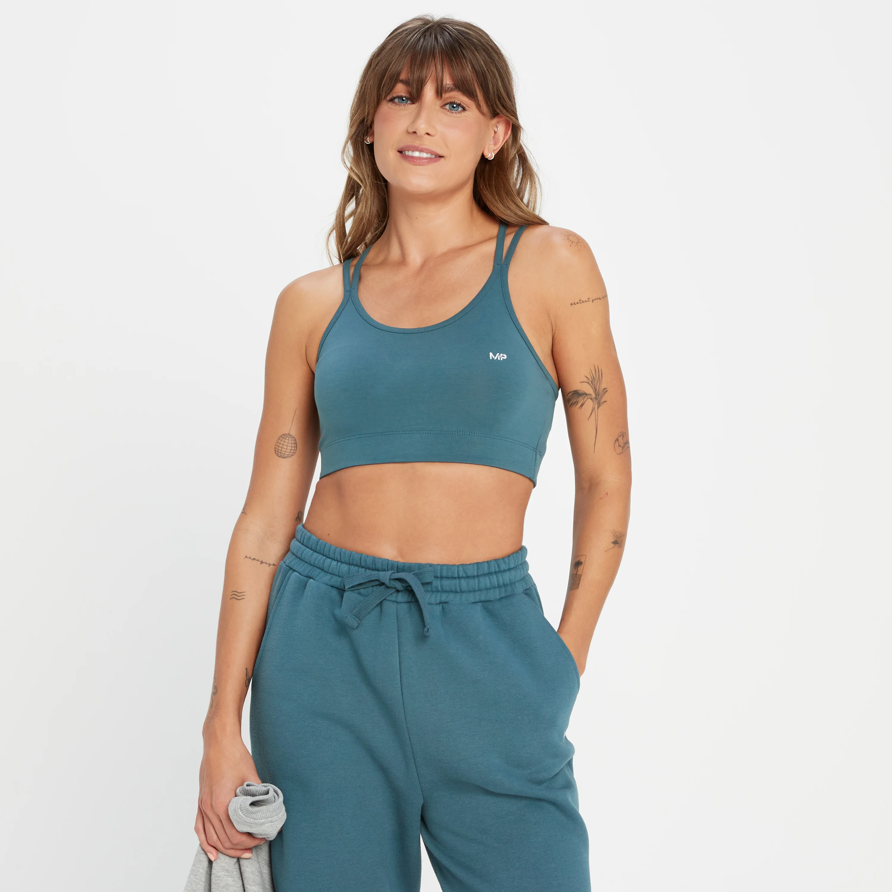Sujetador de punto Rest Day para mujer de MP - Azul ahumado - XXS Imagen 1