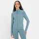 Chaqueta Power con paneles de rejilla para mujer de MP - Azul guijarro