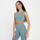 Sujetador deportivo Power Longline para mujer de MP - Azul guijarro