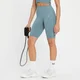 Pantalón corto de ciclismo Power para mujer de MP - Azul guijarro