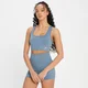 Sujetador deportivo sin costuras Shape para mujer de MP - Azul guijarro