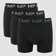 Bóxers con logotipo con color para hombre de MP (paquete de 3) Negro/azul ahumado/guijarro azul/gris crepúsculo
