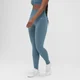 Mallas sin costuras efecto lavado para mujer de MP - Azul guijarro