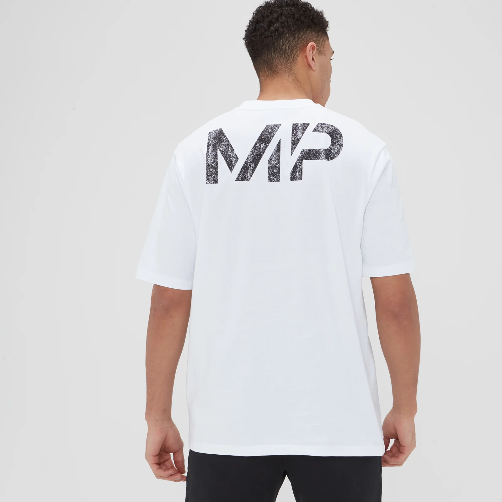 Camiseta extragrande con gráfico efecto arena para hombre de MP - Blanco - XXS Imagen 1