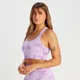 Sujetador deportivo sin costuras Shape para mujer de MP - Tie dye morado