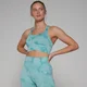 Sujetador deportivo sin costuras Shape para mujer de MP - Tie dye azul atardecer